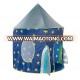 Star Spaceship 2018 Hot Sale Foldable Pop Up Blue Children Play Tent House Toy for Indoor Outdoor Kids Castle Play Tent